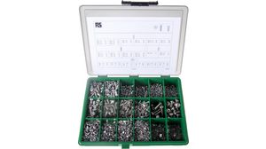 Pozidriv Screwdriver Screw / Bolt / Nut and Washer Kit, 3168pcs, Stainless Steel
